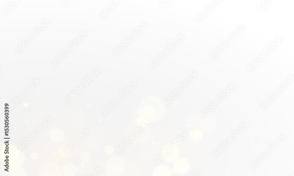 Aufkleber Abstract golden shining bokeh isolated on transparent background.Christmas glowing bokeh confetti and sparkle overlay texture for your design.