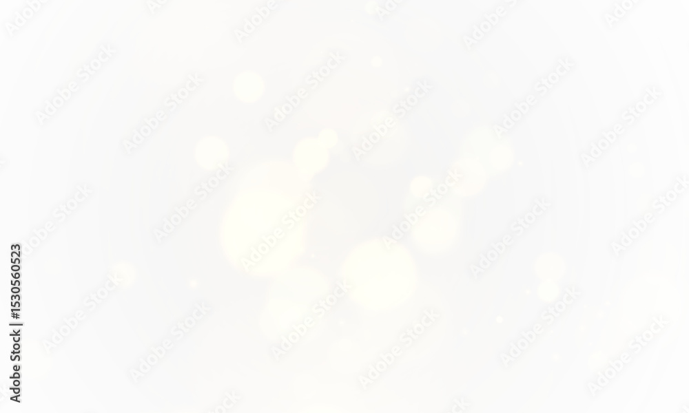 Poster Abstract golden shining bokeh isolated on transparent background.Christmas glowing bokeh confetti and sparkle overlay texture for your design.