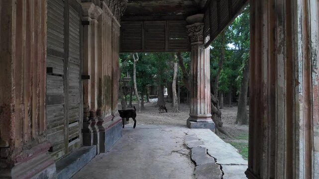 Old heritage house at Pakutia Zamindar Bari, Nagarpur, Bangladesh