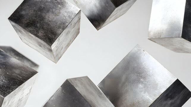 The interconnected cubes evoke feelings of strength, stability, and unwavering resilience.