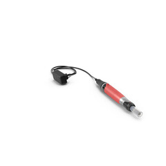 Skin needling device for cosmetic treatment isolated on transparent background