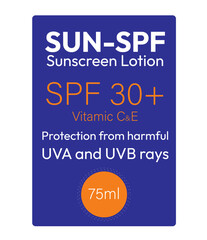 Ultra Matte SPF 30, sticker, label