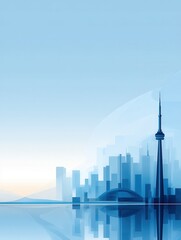 Toronto Skyline Digital Art