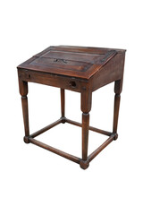 old wooden table isolated  Antique Jacobean Desk, 