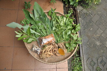 The benefits of traditional turmeric and ginger herbal medicine for health, ranging from...