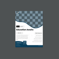 Simple and modern and Minimal Individual flyer design