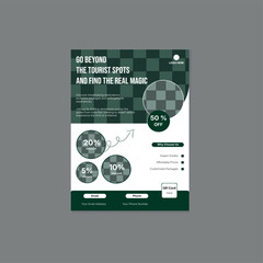 Simple and modern and Minimal Individual flyer design