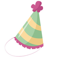 Flat Kids Birthday Decorative Illustration