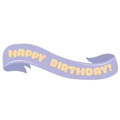 Flat Kids Birthday Decorative Illustration