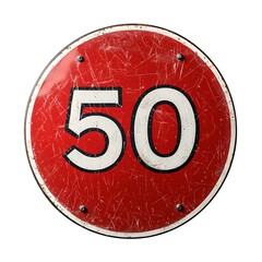 50 kmh Speed Limit Sign