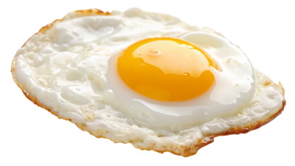 Fried egg breakfast food sunny side up egg yolk protein healthy eating delicious meal cooking recipe 100