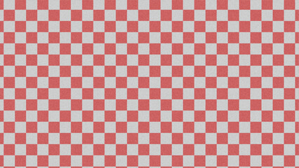 Red Gray Checkered Pattern with Subtle Grainy Texture for Bold and Modern Background Design