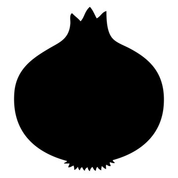 Icono silueta de cebolla