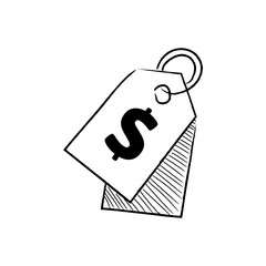 Hand Drawn Line UMKM Small Business Micro Illustration