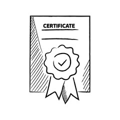 Hand Drawn Line UMKM Small Business Micro Illustration