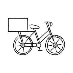 Hand Drawn Line UMKM Small Business Micro Illustration