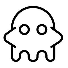 ghost Line Icon