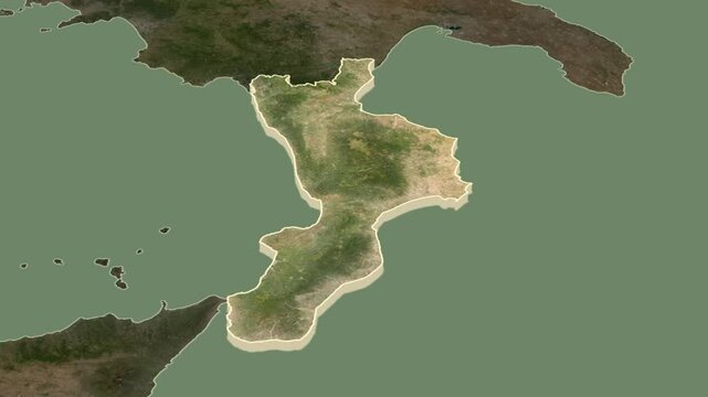Calabria region, Italy, extruded. 