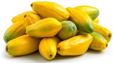 Pile Of Yellow And Green Fruits