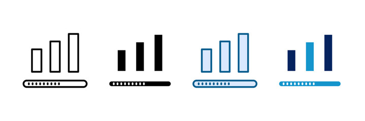 Progress Bar Icon Set Multiple Style Collection