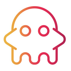 ghost Line Gradient Icon