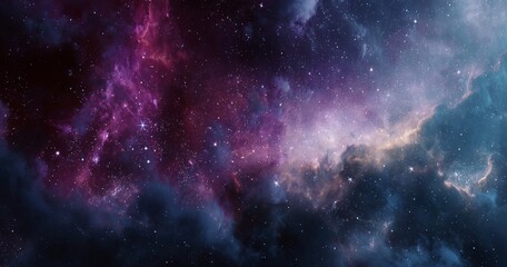 Cosmic Nebula Deep Space Galaxy Cluster