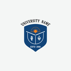 3038 educational logo school college university learning institute book academy organization