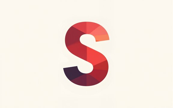 Naklejki Alphabet logo design, letter S. High quality