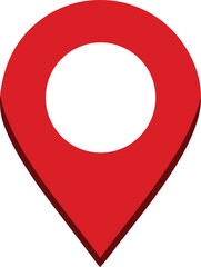 Location pin icon vector Illustration,