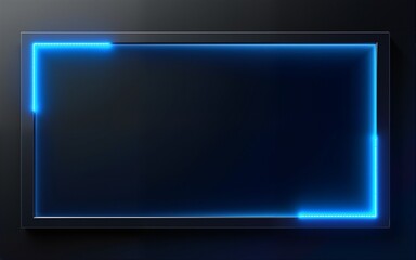 abstract metallic black blue frame sport design concept innovation background. High quality