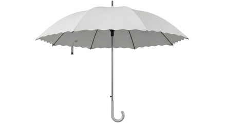 Isolated White Umbrella