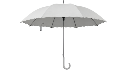 Isolated White Umbrella
