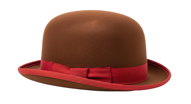Isolated Brown Bowler Hat