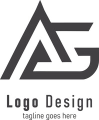Elegant Letter AG Logo Design