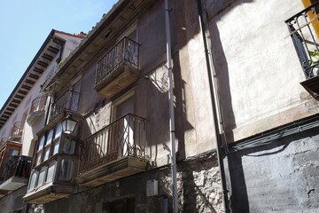 Classic architecture in Orduña, Spain