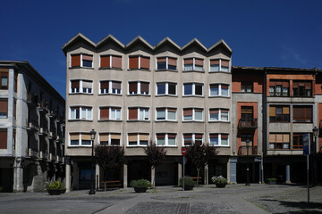 Classic architecture in Orduña, Spain