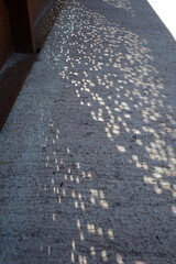 Sun dots on the ground