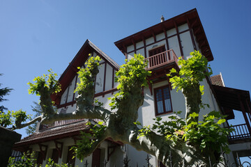 Classic architecture in Orduña, Spain