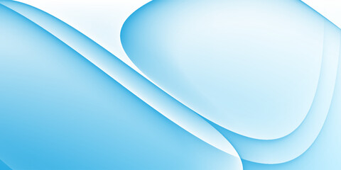 Abstract white wavy glowing lines on a blue background. Futuristic digital high-technology pattern. Health Care concept.