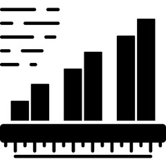 Fototapeta premium Multi-Set Bar Chart Icon