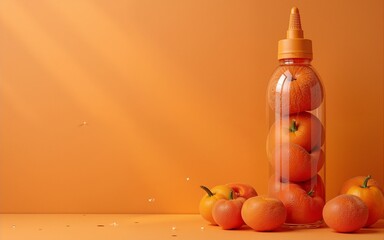 Flèche design orange. High quality
