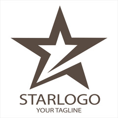 Fototapeta premium Vector graphic of abstract star logo design template