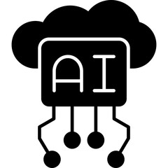 Edge AI Processing Icon