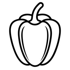 vector illustration of  pepper