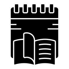 book day Solid icon