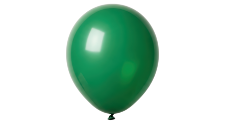Isolated Green Balloon