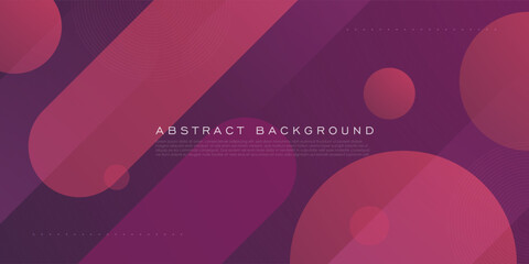 Abstract dark gradient purple and red background. Dynamic color shapes pattern with circle element design. Eps10 vector