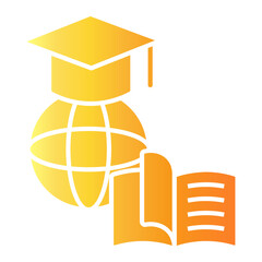 global education Gradient icon
