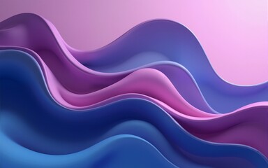 Abstract flowing shapes, vibrant purple, blue gradients. Modern design element, smooth curves, dynamic composition. High quality
