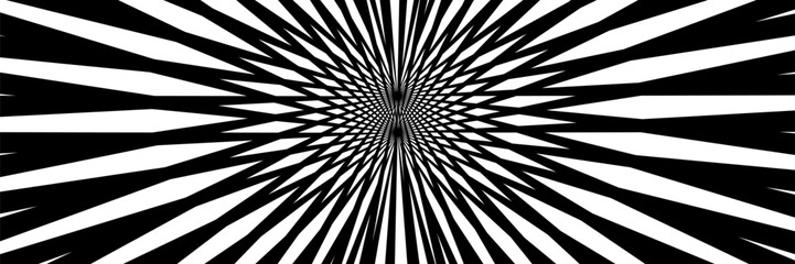 Gray background with white sun ray. Pattern of starburst. Abstract texture with light of sunburst. © Novi